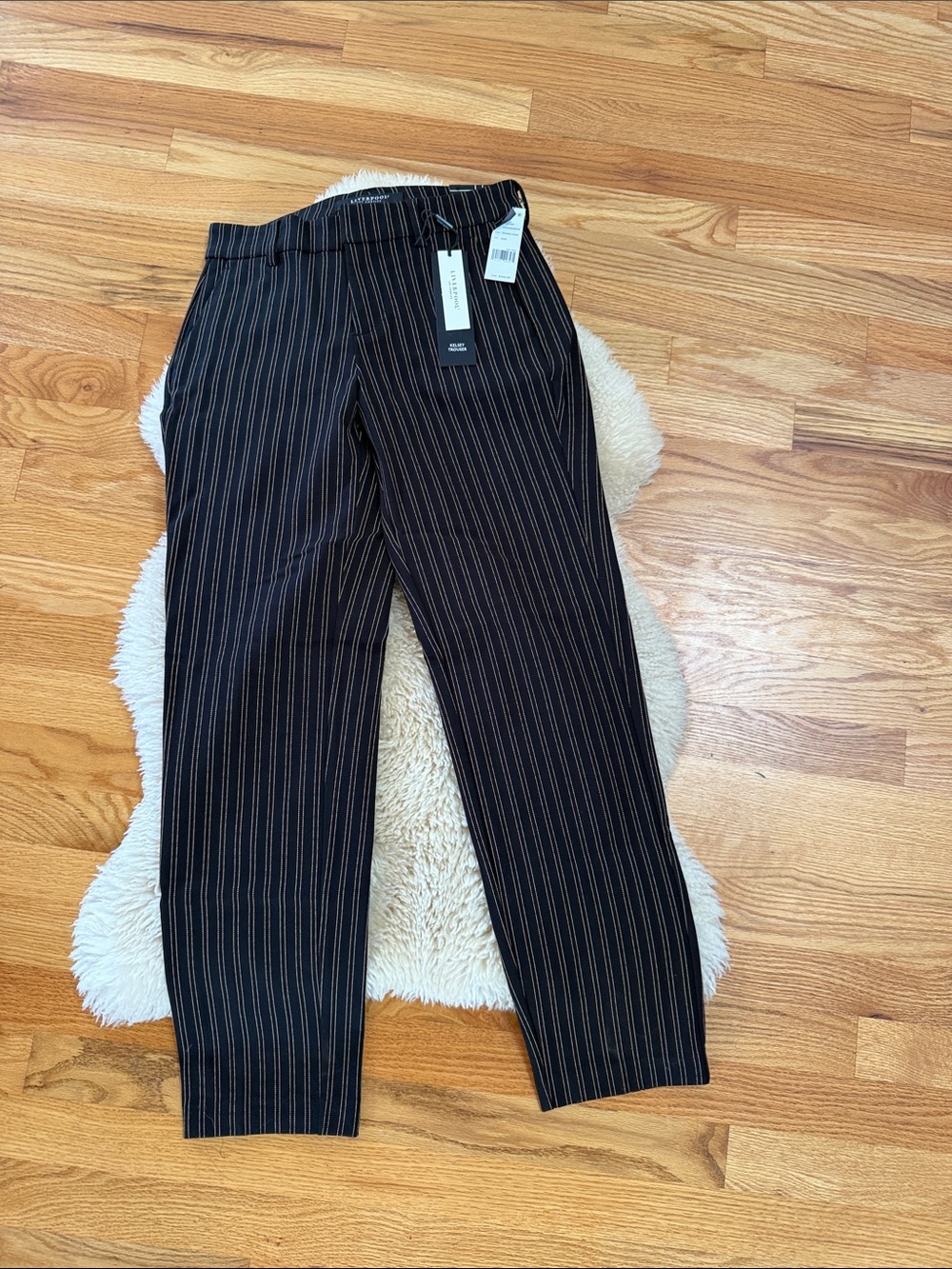 Liverpool Women’s Black Pinstripe Dress Pants